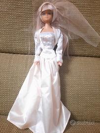 bambola da sposa vintage 