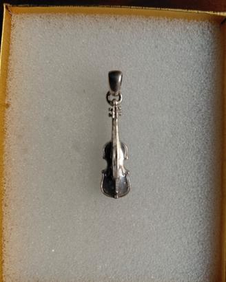 Ciondolo di Violino in argento