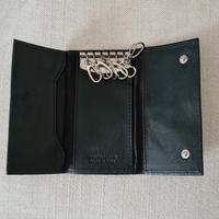 Portachiavi in pelle nera - nuovo