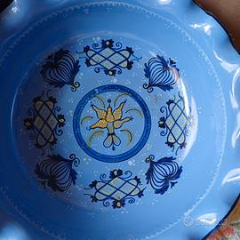 centrotavola ceramica Faenza 