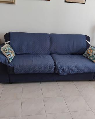 DIvano a letto blu
