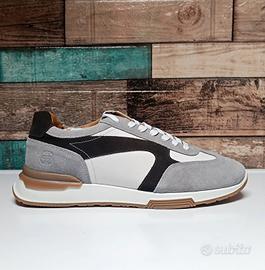 Barker scarpe sneakers in pelle nuovo