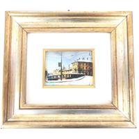 Quadro Olio su Tavola Milano Naviglio