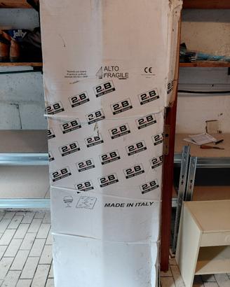 box doccia 70 x 80 bianco stinato