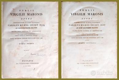Opera - Publii Virgilii Maronis - Bassani - 1818