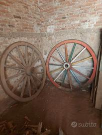 Ruote carro vecchie