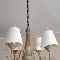 Lampadario Shabby chic country provenzale 