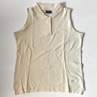 Canotta polo smanicata donna Asics in cotone tagli