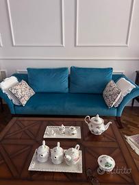 Divano B&B Italia - colore turchese/ azzurro