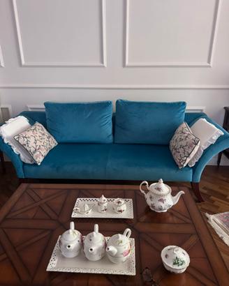 Divano B&B Italia - colore turchese/ azzurro