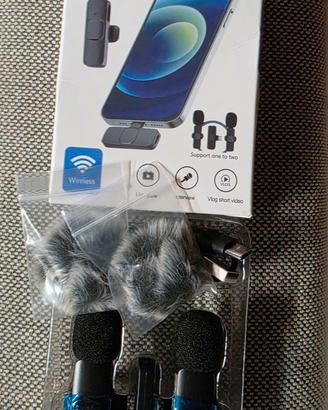 Coppia Microfoni Wireless USB-C Android/Apple