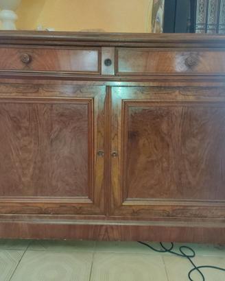 Credenza in Noce Primi 900 Stile Luigi Filippo