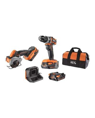 KIT AEG TRAPANO A PERCUSSIONE+ MINI SMERIGLIATRICE