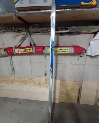 1 paio di sci di fondo Fisher Sc Combi da 187 cm