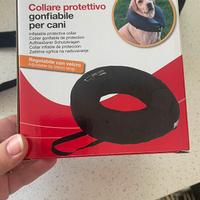 Collare protettivo gonfiabile per cane