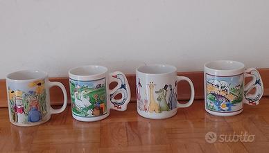 Quattro tazze Unicef