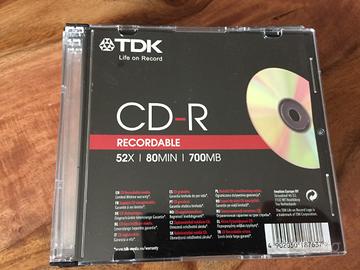 CD-R TDK 80 min 700 MB