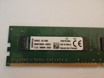 Memoria RAM DDR4 Kingston