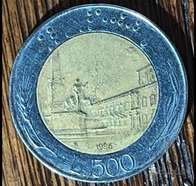 Moneta 500 lire 1986