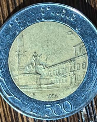Moneta 500 lire 1986