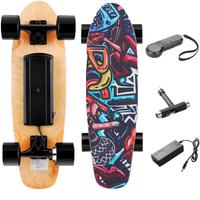 Skateboard Elettrico con Telecomando 3 velocità