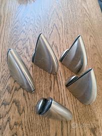 Reggimensole per ripiani in vetro/legno 11cm