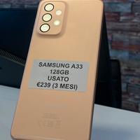 Samsung A33 Oro 128GB Usato - Garantito