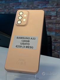 Samsung A33 Oro 128GB Usato - Garantito