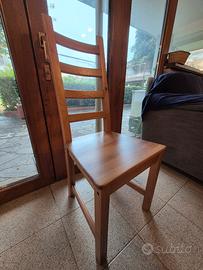 4 sedie legno ikea