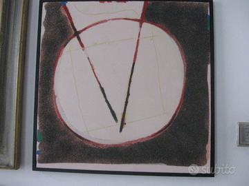 Walter Fusi, acrilico su tela DA MUSEO No Schifano