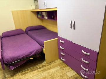 Cameretta lilla e viola