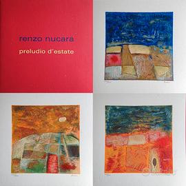 RENZO NUCARA - "Preludio d'estate" (3 serigrafie)