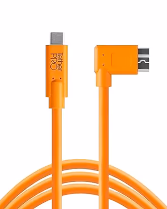 Cavo tethering USB-C a USB 3.0 Micro- B ad angolo
