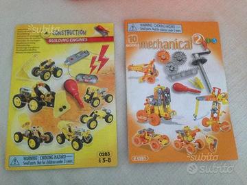 Doppio set meccano costruzioni 5-8 anni