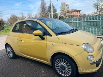 fiat 500 gialla