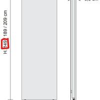 Calorifero Termoarredo Tubes Soho Verticale 149x45