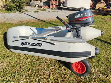 Tender gommone Quick Silver con motore 2 tempi
