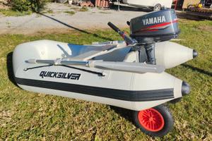 Tender gommone Quick Silver con motore 2 tempi