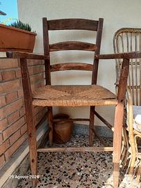 sedia legno