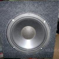 Subwoofer 25 cm bass reflex
