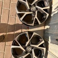 4 cerchi in lega originali Toyota C-HR 18"