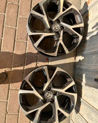 4 cerchi in lega originali Toyota C-HR 18"