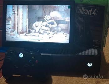 Xbox One originale nera + controller + Fallout 4