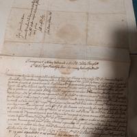 Antico manoscritto in latino 1700