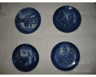 Piatti di Natale Royal Copenhagen anni '80