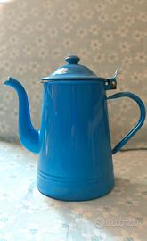 Caffettiera smaltata DUCA LEONI – Bassano anni 50