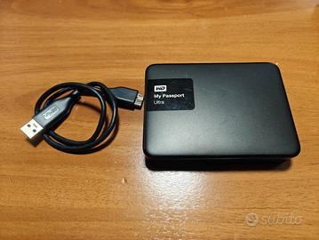 Hard Disk Esterno 3TB WD My Passport Ultra USB 3.0