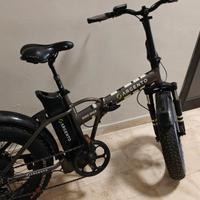 Argento bicicletta elettrica Minimax
