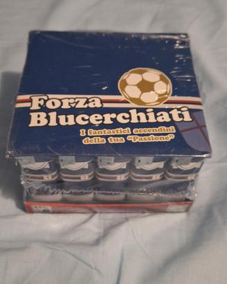 Box da 50 accendini "Forza Blucerchiati" - Nuovi