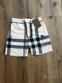 short pantaloncini burbarry uomo bianchi